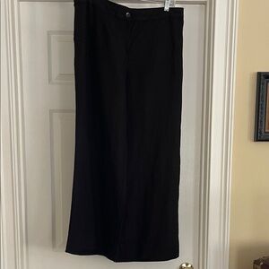 H & M Linen wide leg ankle length pants